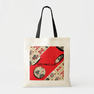 Oriental expression tote bag
