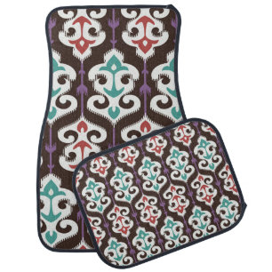 Oriental fabric ornament seamless pattern car floor mat