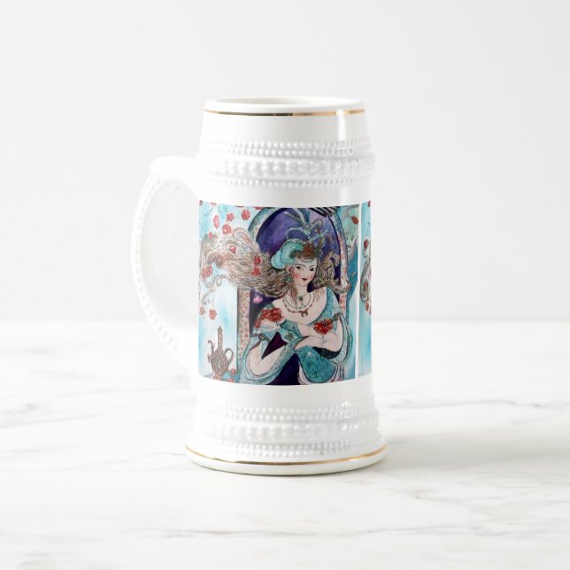ORIENTAL FAIRY TALE BEER STEIN (Front Left)
