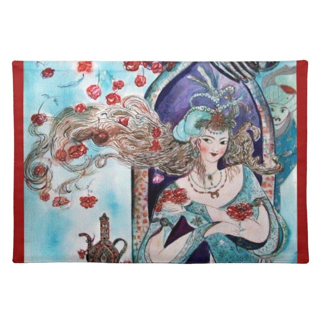 ORIENTAL FAIRY TALE CLOTH PLACEMAT (Front)