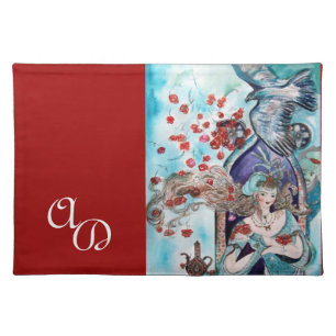 ORIENTAL FAIRY TALE MONOGRAM PLACEMAT
