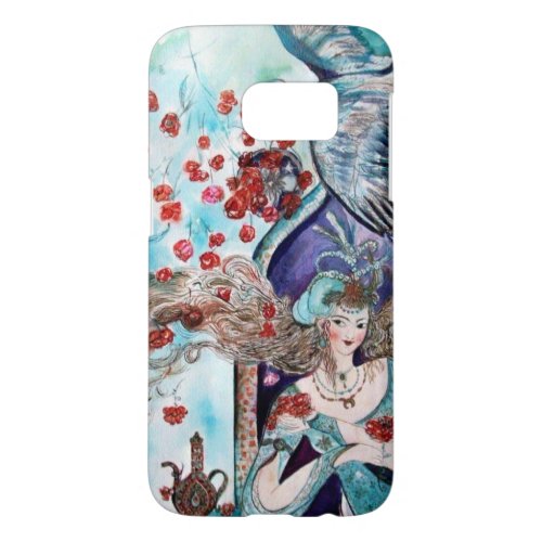ORIENTAL FAIRY TALE  PRINCESSRED ROSES AND HAWK SAMSUNG GALAXY S7 CASE