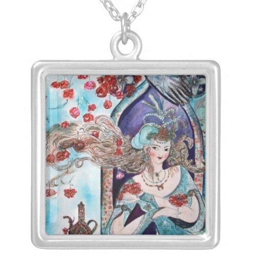 ORIENTAL FAIRY TALE SILVER PLATED NECKLACE