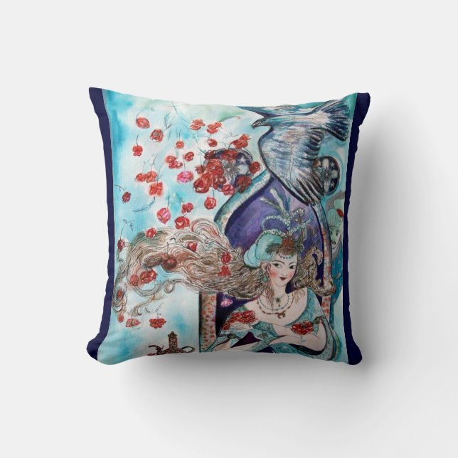 ORIENTAL FAIRY TALE THROW PILLOW (Front)