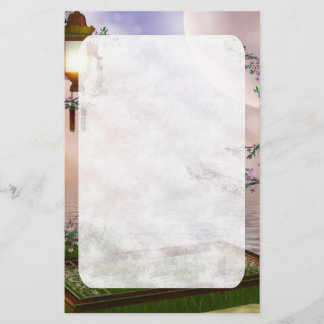Oriental Fantasy Cherry Blossom Stationery