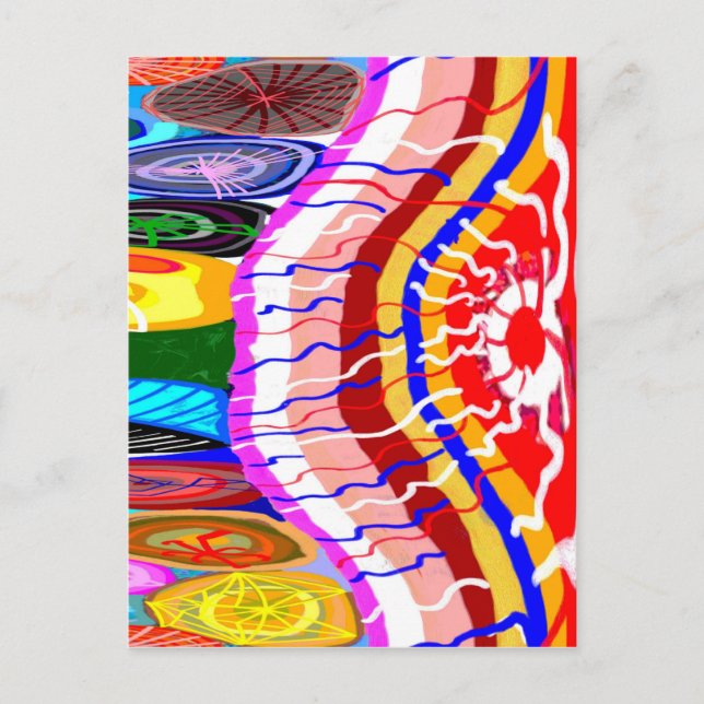 Oriental Festive Decorations Postcard (Front)