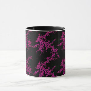 Oriental floral mug
