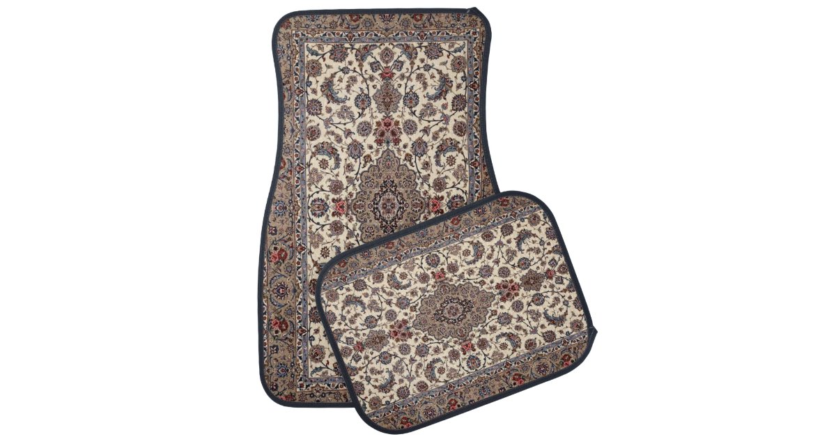 Oriental Floral Persian Carpet Pattern Car Floor Mat ...
