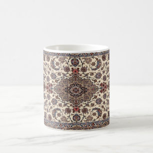 Oriental Floral Persian Carpet Pattern Coffee Mug