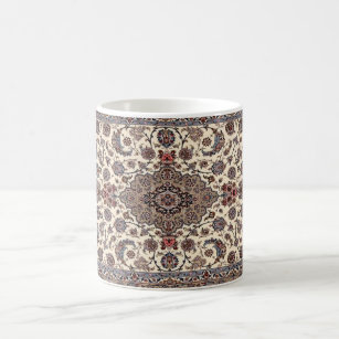 Oriental Floral Persian Carpet  Pattern Coffee Mug