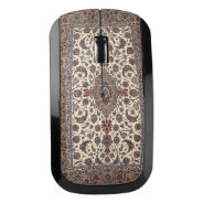 Oriental Floral Persian Carpet Pattern Wireless Mouse at Zazzle