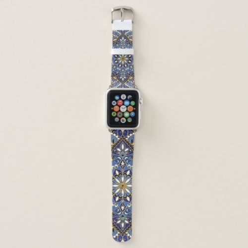 Oriental Floral Vintage Carpet Apple Watch Band