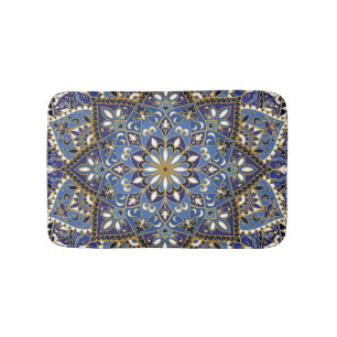 Oriental Floral: Vintage Carpet Bath Mat