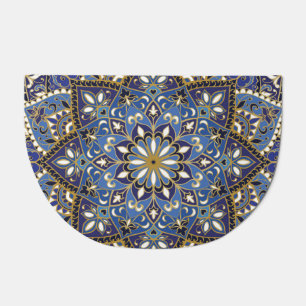 Oriental Floral: Vintage Carpet Doormat