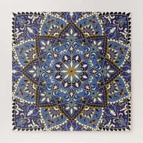 Oriental Floral Vintage Carpet Jigsaw Puzzle
