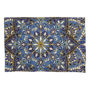 Oriental Floral: Vintage Carpet Pillow Case