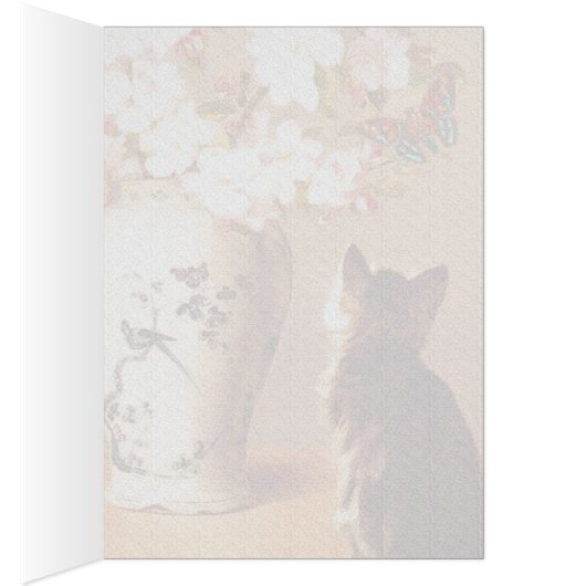 Oriental flowers and butterflies (Inside (Right))