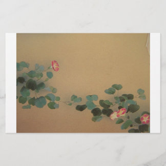 Oriental Flowers Stationery