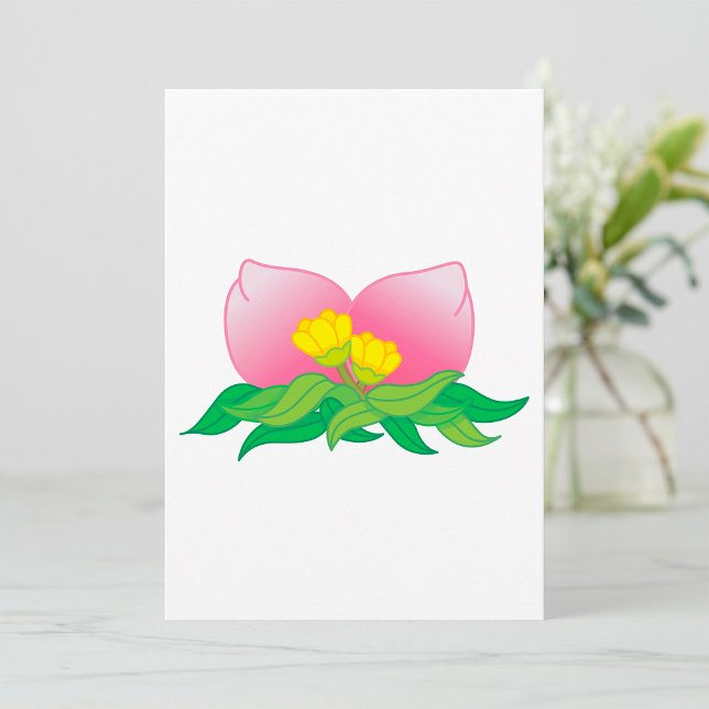 Oriental Fruit And Flowers Invitation (Creator Uploaded)