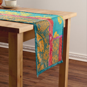 ORIENTAL Green Red - Tablecloth, Runner