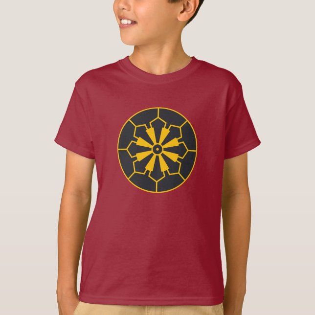 Oriental Grey Japan Sanja Matsuri Komagata Mon Art T-Shirt (Front)