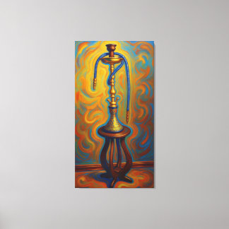oriental hookah canvas art