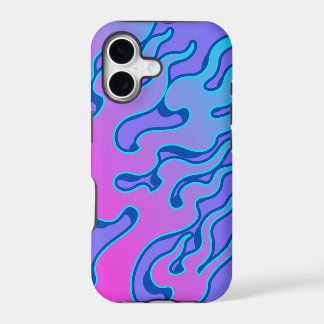 Oriental Japanese Neon Flame  iPhone 17 Case