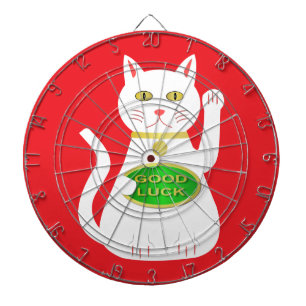 Oriental Lucky Cat Dart Board
