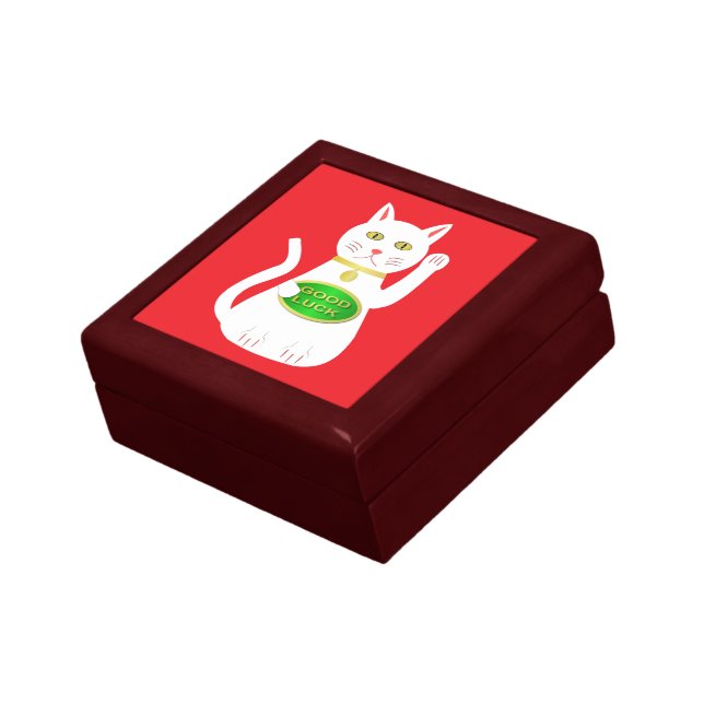 Oriental Lucky Cat Gift Box (Side)