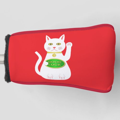 Oriental Lucky Cat Golf Head Cover