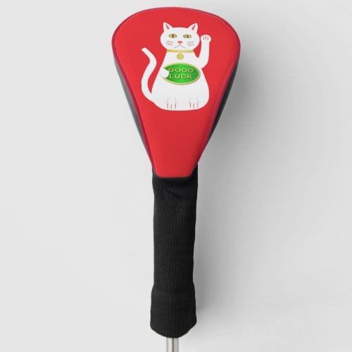 Oriental Lucky Cat Golf Head Cover
