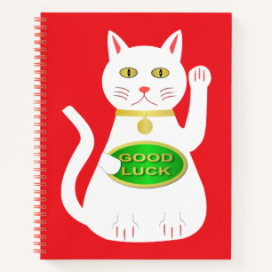 Oriental Lucky Cat Notebook