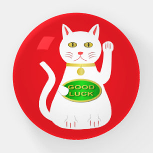 Oriental Lucky Cat Paperweight