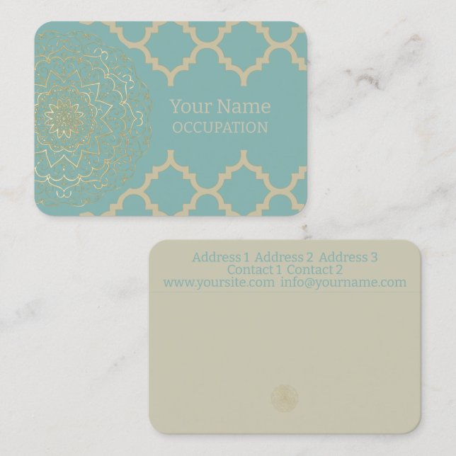 Oriental Mandala - Business Card (Front/Back)