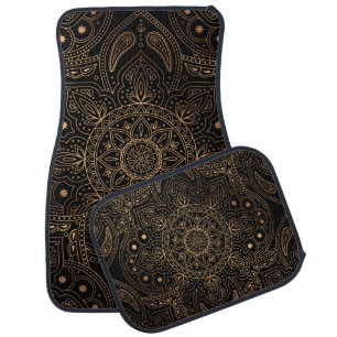 Oriental Mandala, Luxury Vintage Pattern. Car Floor Mat