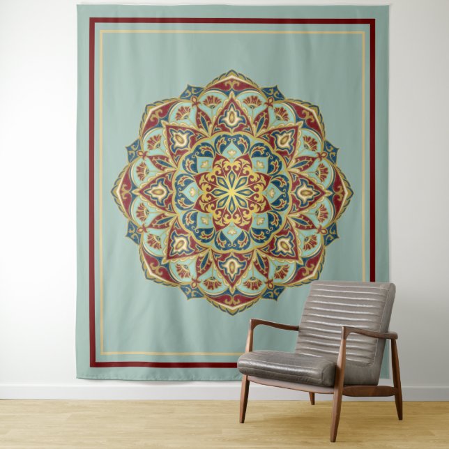 Oriental Mandala - Tapestry (In Situ)