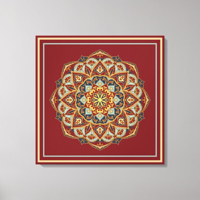Oriental Mandala - Wrapped Canvas Print (Front)