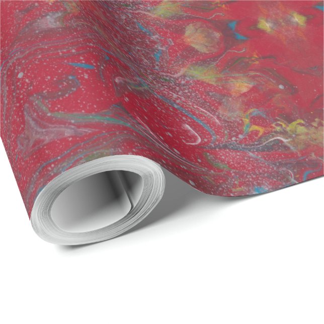 Oriental Marble Painting Gift Wrap (Roll Corner)