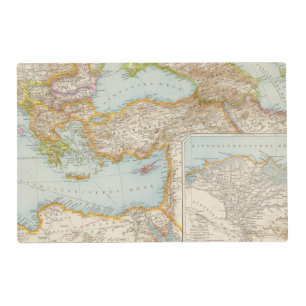 Oriental Mediterranean Map Placemat