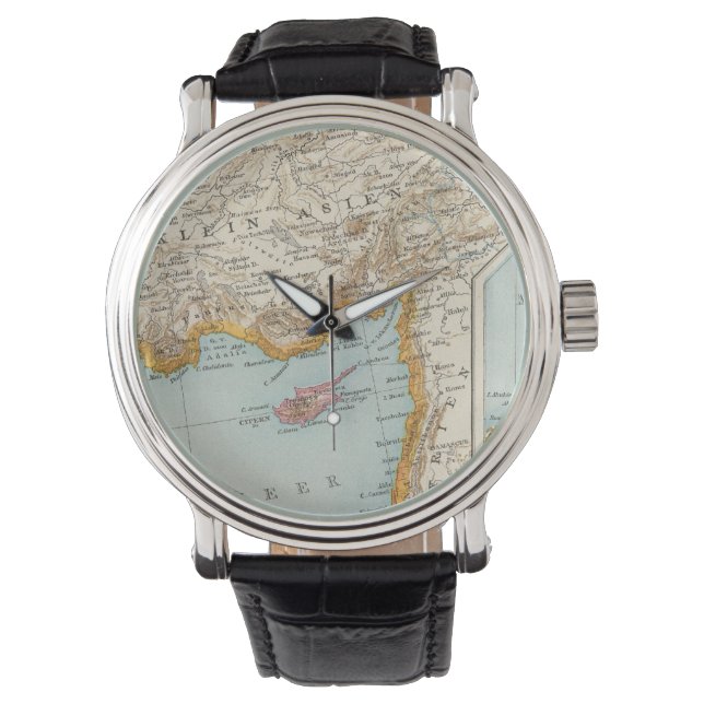 Oriental Mediterranean Map Watch (Front)