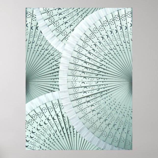 Oriental Moons and Stars print (Front)