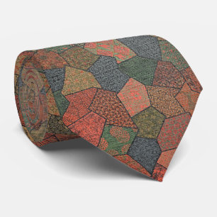 Oriental Mosaic – Vintage Geometry Neck Tie