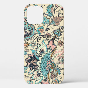 Oriental Paisley: Stylized Textile Elegance. iPhone 12 Case