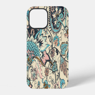 Oriental Paisley: Stylized Textile Elegance. iPhone 12 Case