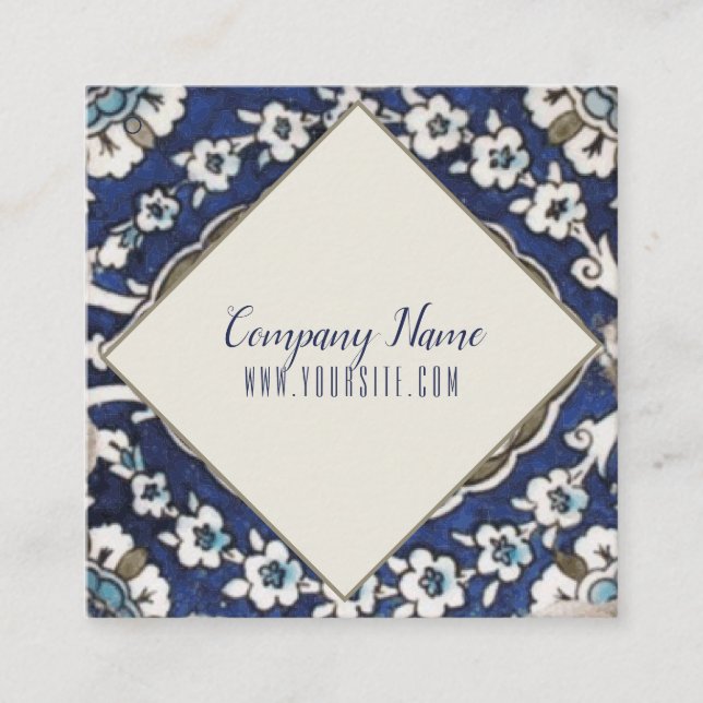 Oriental Pattern - Price Tag / Label (Front)