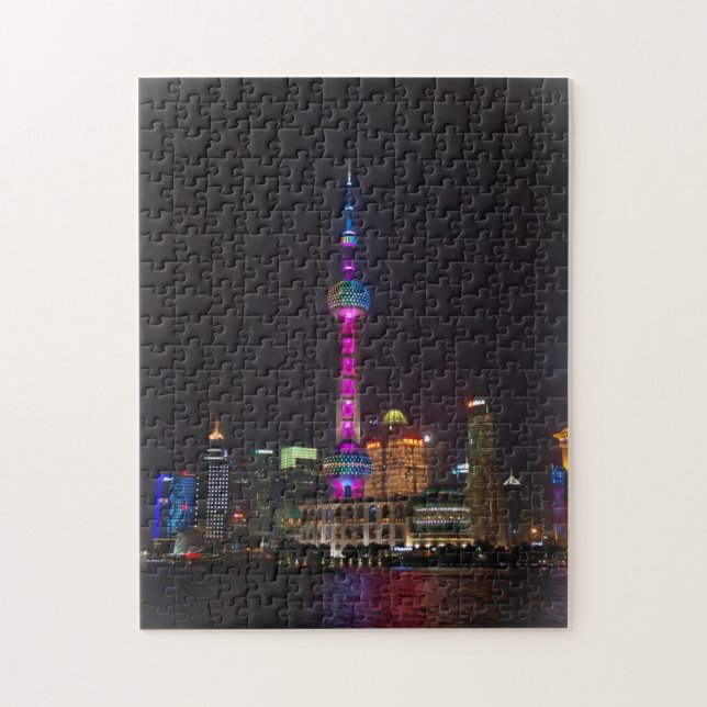 Oriental Pearl Tower - Shanghai - 11x14 - 252 pcs Jigsaw Puzzle (Vertical)