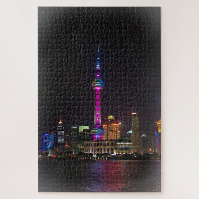 Oriental Pearl Tower - Shanghai - 20x30 - 1014 pcs Jigsaw Puzzle (Vertical)