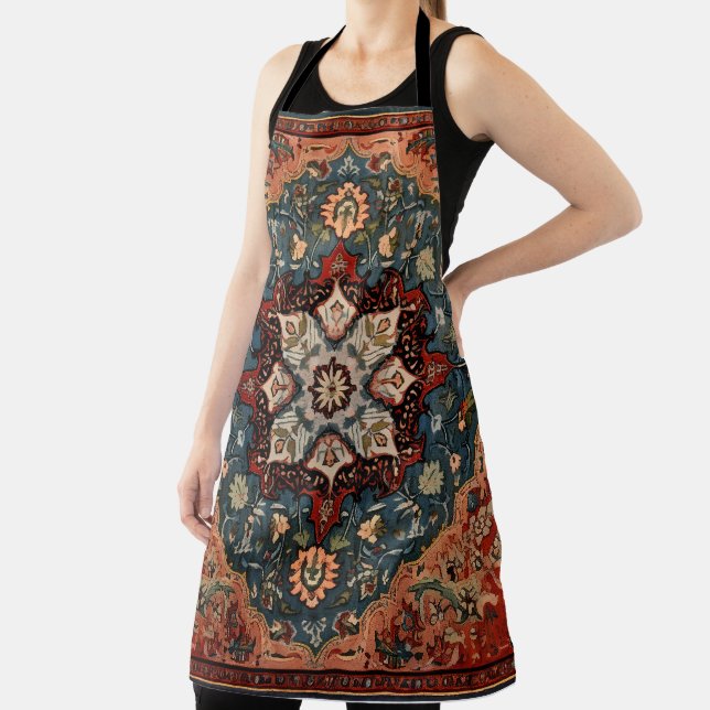 Oriental Persian Carpet Snowflake Apron (Insitu)