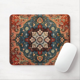 Oriental Persian Carpet Snowflake Mouse Pad