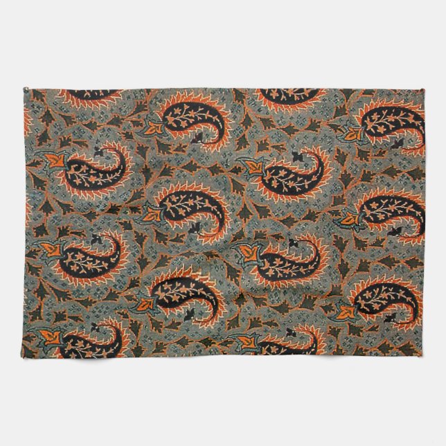 Oriental  Persian Paisley Carpet Kitchen Towel (Horizontal)